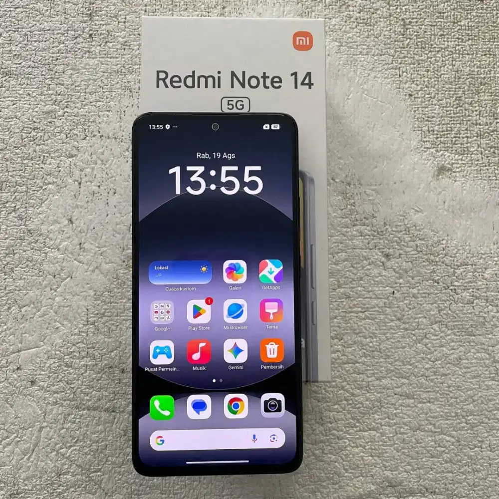 Redmi Note 14 5G Warna Midnight Black 12/512GB