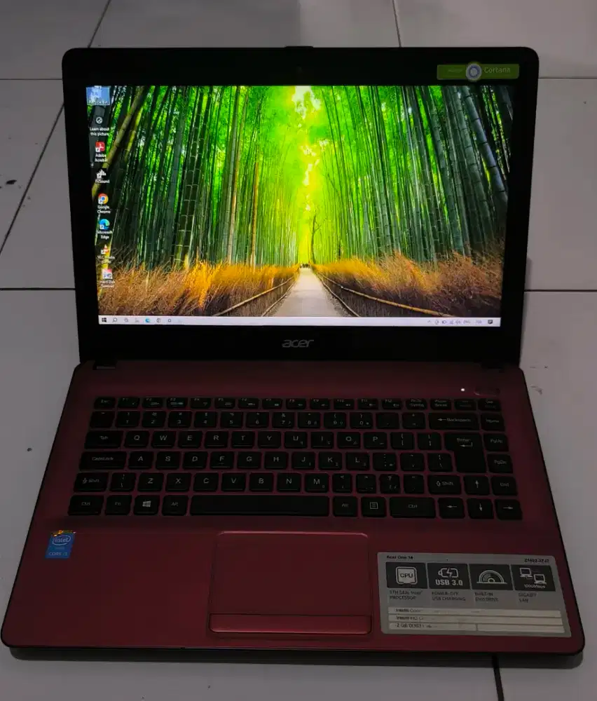 Laptop Acer mulus normal ram 8 Batre 2 jam windo 10 ofice lengkap