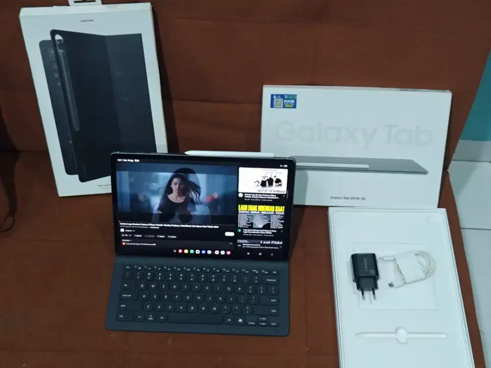 Samsung Galaxy Tab S10 Fe plus 5G ram 12 internal 256 lengkap resmi