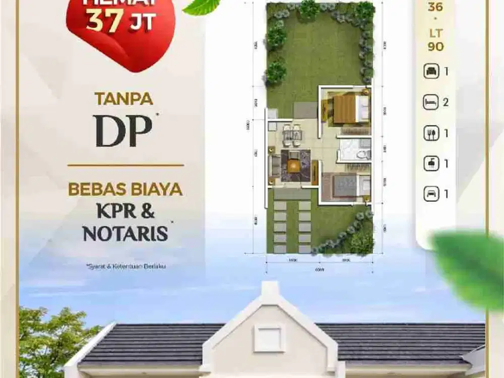 CitraGrand Gowa* TYPE VOLENDAM 36/90*

Lahan lebih luas = lebih banyak peluang 

 Harga: 399 Jutaan
 UTJ: 5 Juta
 Insentif PPN: 37 Juta-an

 Estimasi Angsuran
• 2,0 JUTA-an (20th)
• 2,5 JUTA-an (15th)
• 3,5 JUTA-an (10th)

Masih bisa develop halaman / rua