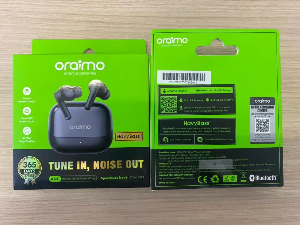 HF TWS Oraimo OTW 323P Anc Black