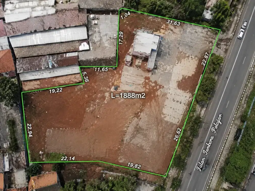 Kavling Komersil Luas Zona K2 Lokasi Strategis Dekat Hotel Jw Marriott di Jl Tentara Pelajar Tanah Abang Jakarta Pusat