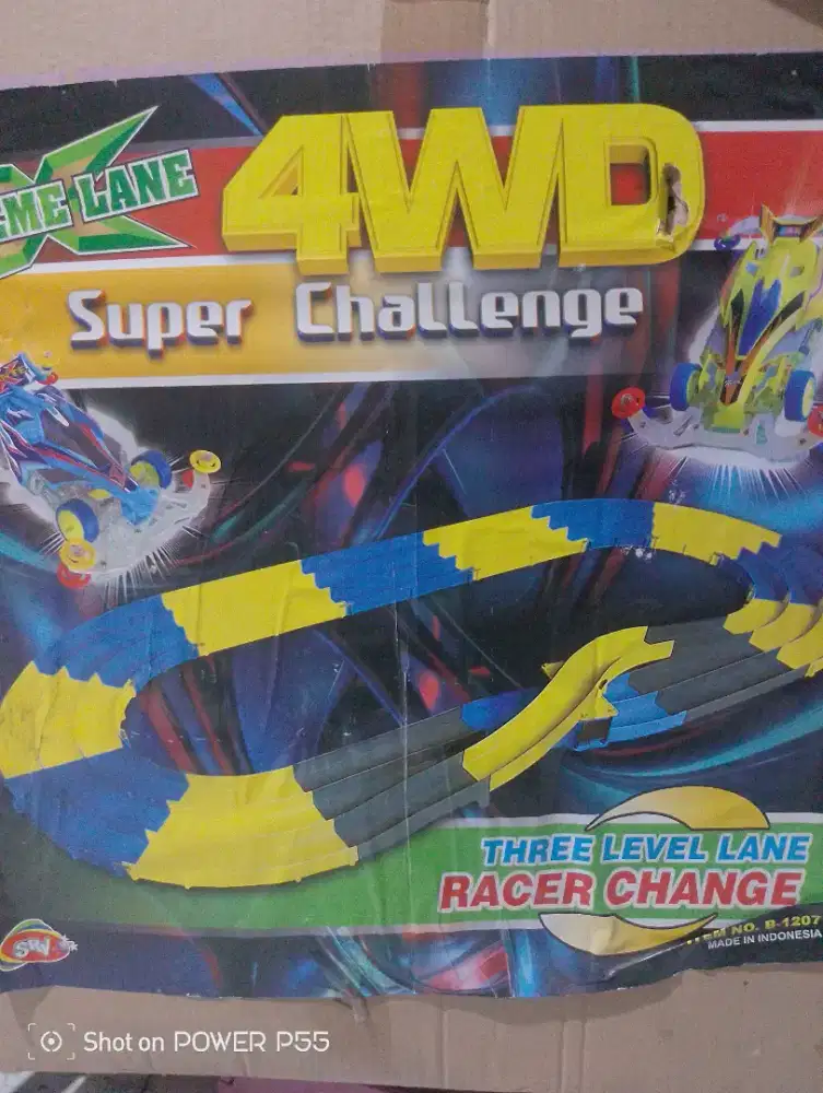 Mainan jalanan sirkuit mobil Tamiya