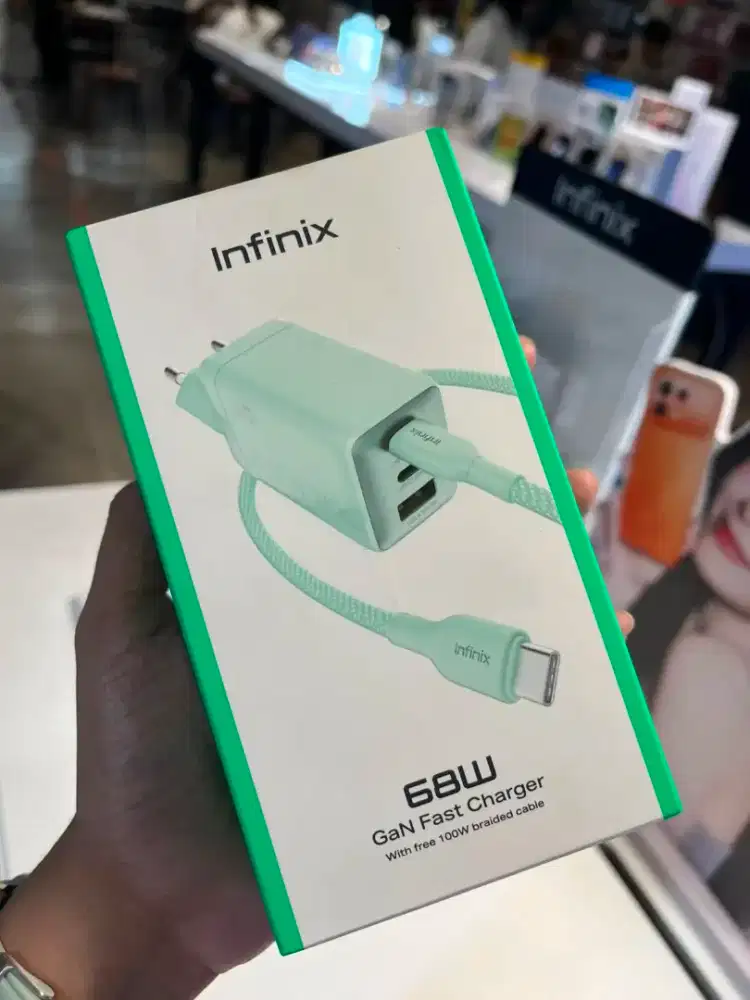 INFINIX GaN FAST CHARGER 68W NEW SEGEL HARGA PROMO