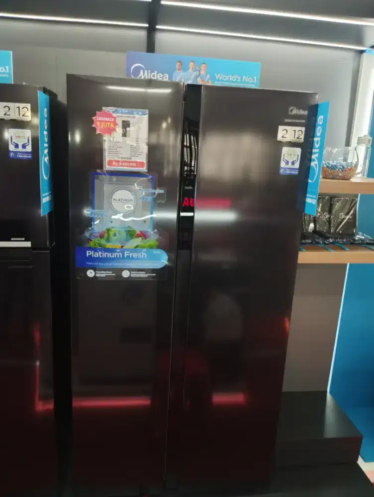 Kulkas Midea side by side 2 Doors MDRS715FGF28ID