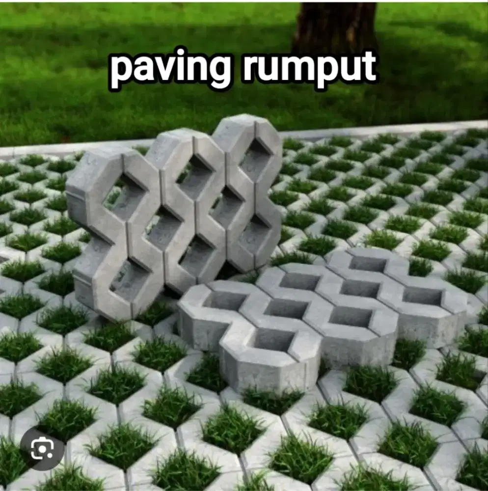 Paving rumput ukuran 28x28 / grass block / paving block