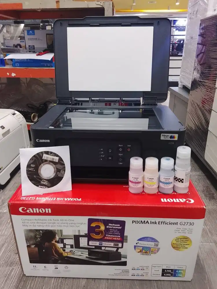 Printer canon G2730 bekas seperti baru, tinta GI-71 original