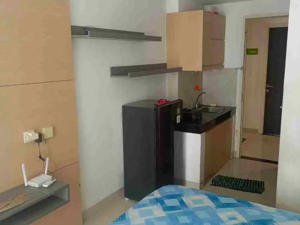 dijual show unit studio full furnish SHM