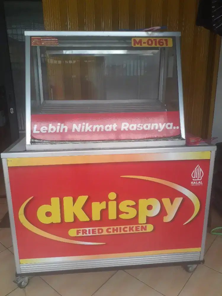 Gerobak fried chicken bekas dkrispy