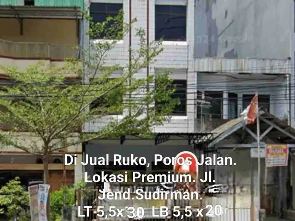 Di Jual Ruko 4 lt, Jl. Jend.Sudirman, Poros jalan, Makassar