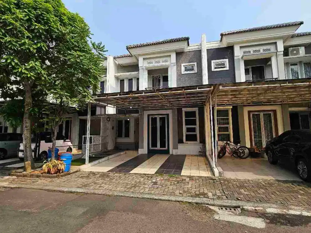 Siap Huni Rumah Sebrang Kolam Renang Cluster Michelia
