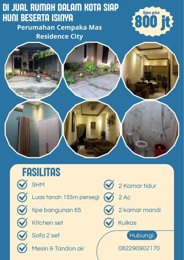 Perumahan Cempaka Mas,kota palu tanah.mea