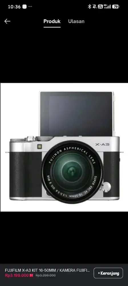 kamera Fujifilm xa3 (pink)