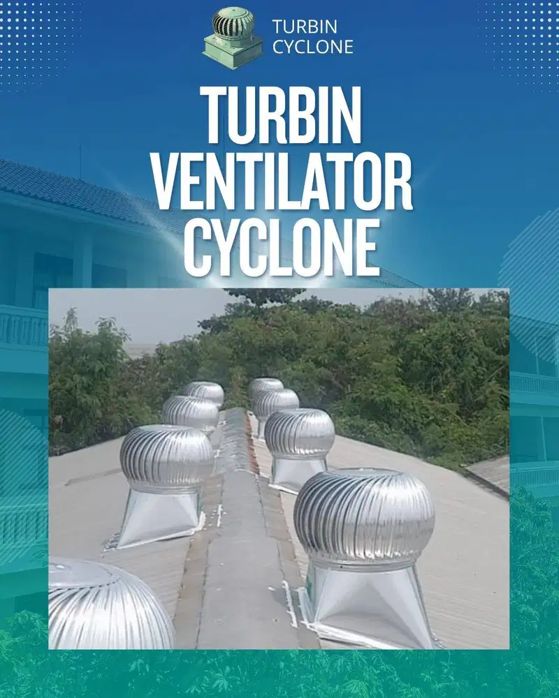 Turbin Ventilator untuk Pabrik dan Gudang di Surabaya Raya