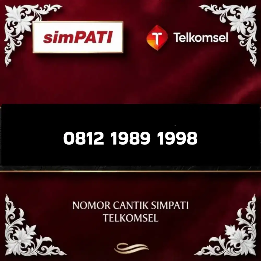 Perdana nomor cantik simpati Telkomsel super seri tahun