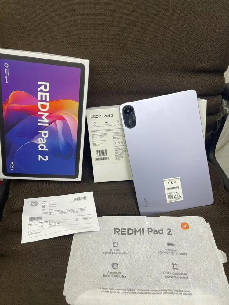 Xiaomi Redmi PAD 2 11 4gb/128gb original garansi resmi ( bekas
