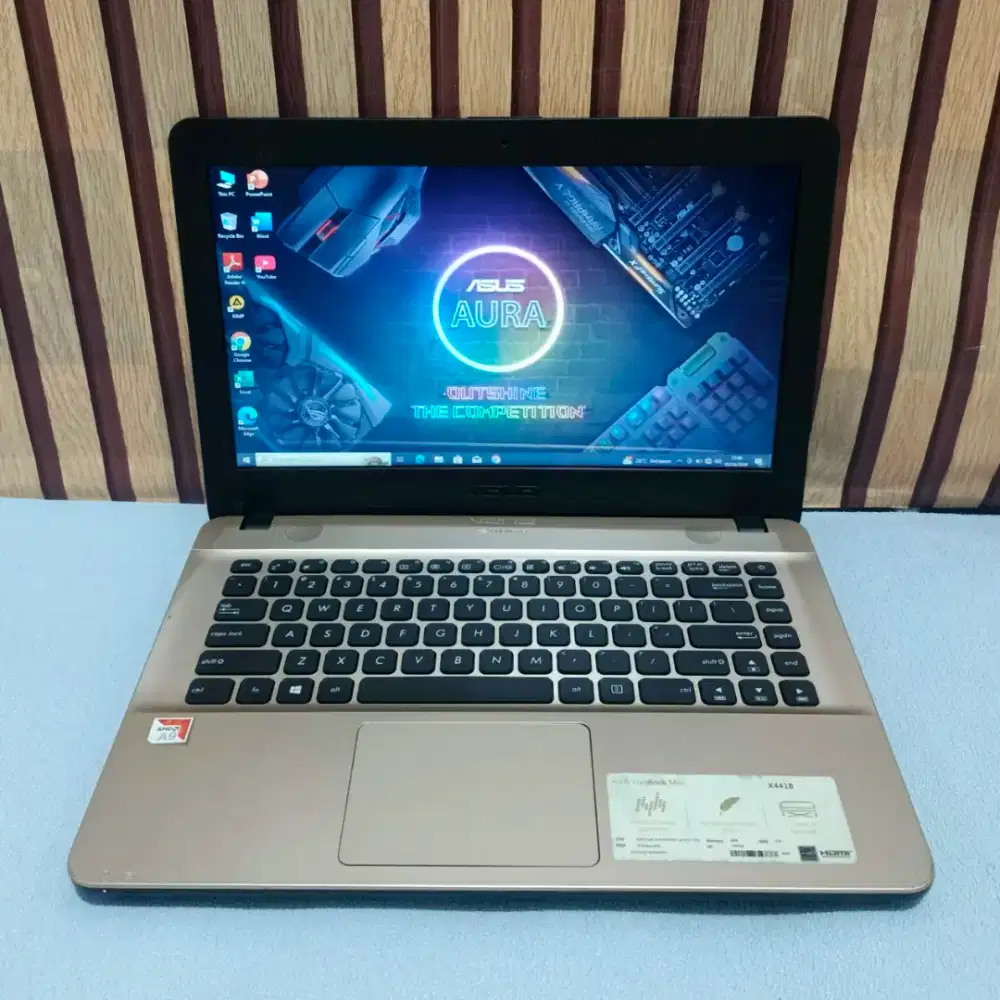 Asus X441B 14inch slim AMD-A9 Ram4GB/hdd500GB bogor