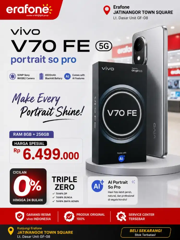 VIVO V70 FE 5G — PORTRAIT SO PRO!