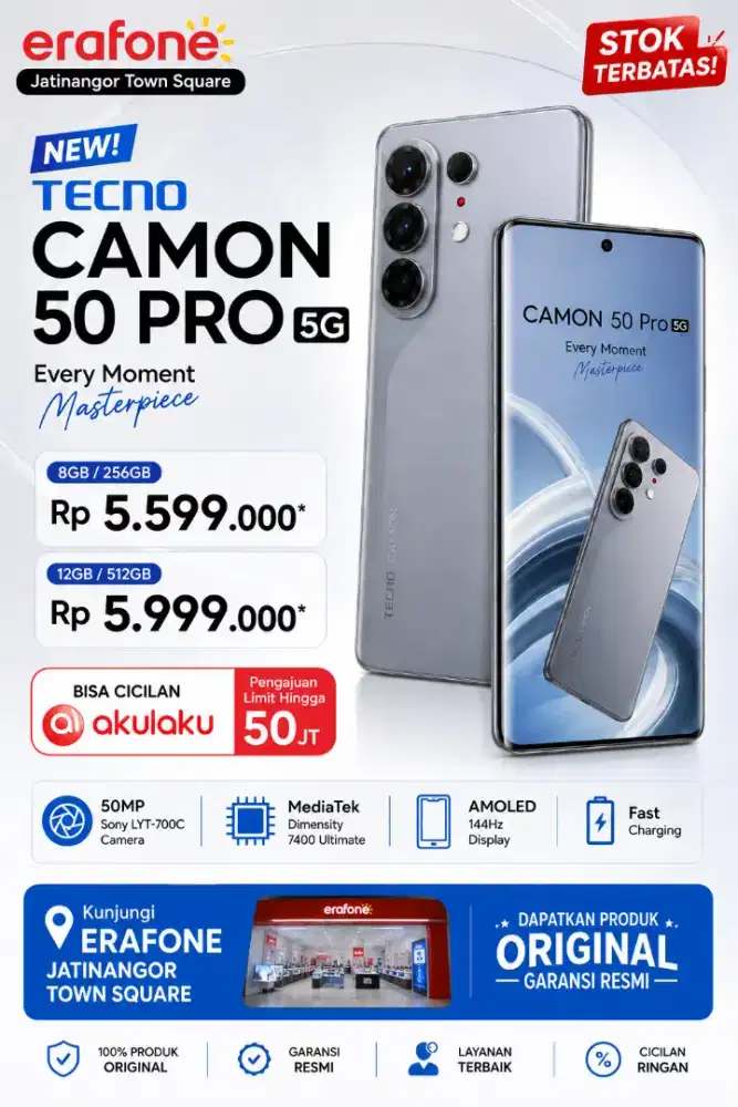 NEW! TECNO CAMON 50 PRO 5G — EVERY MOMENT MASTERPIECE!