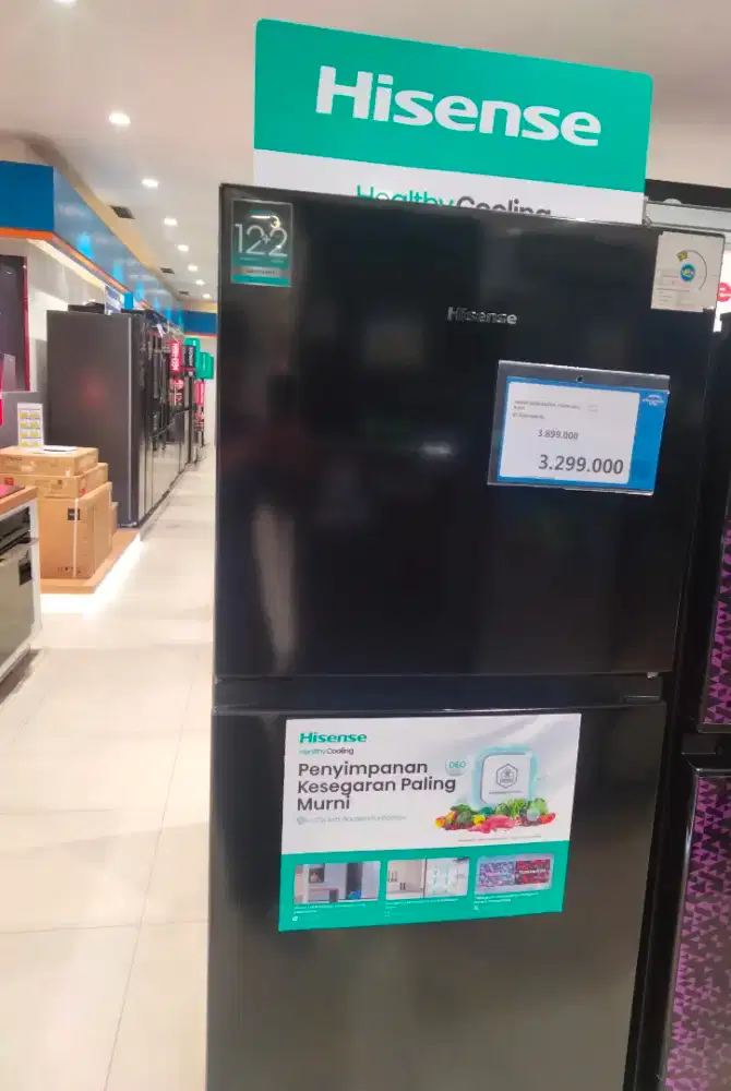 Hisense refrigerator 2 door 240L