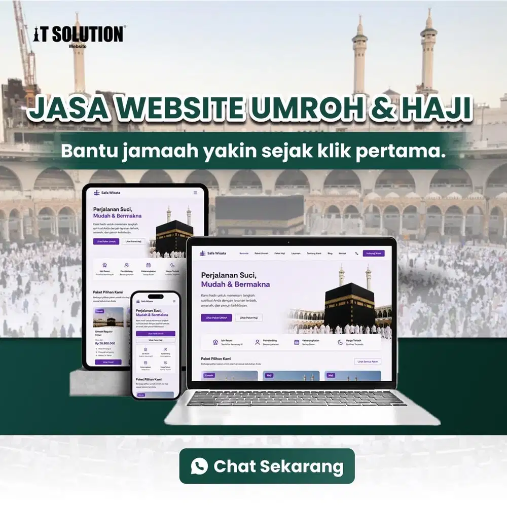 Pembuatan Website Agen Umroh dan Haji Profesional