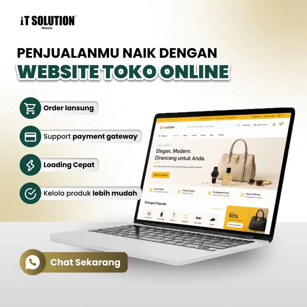Pembuatan Website Toko Online Konek Payment Gateway dan Jasa Kirim