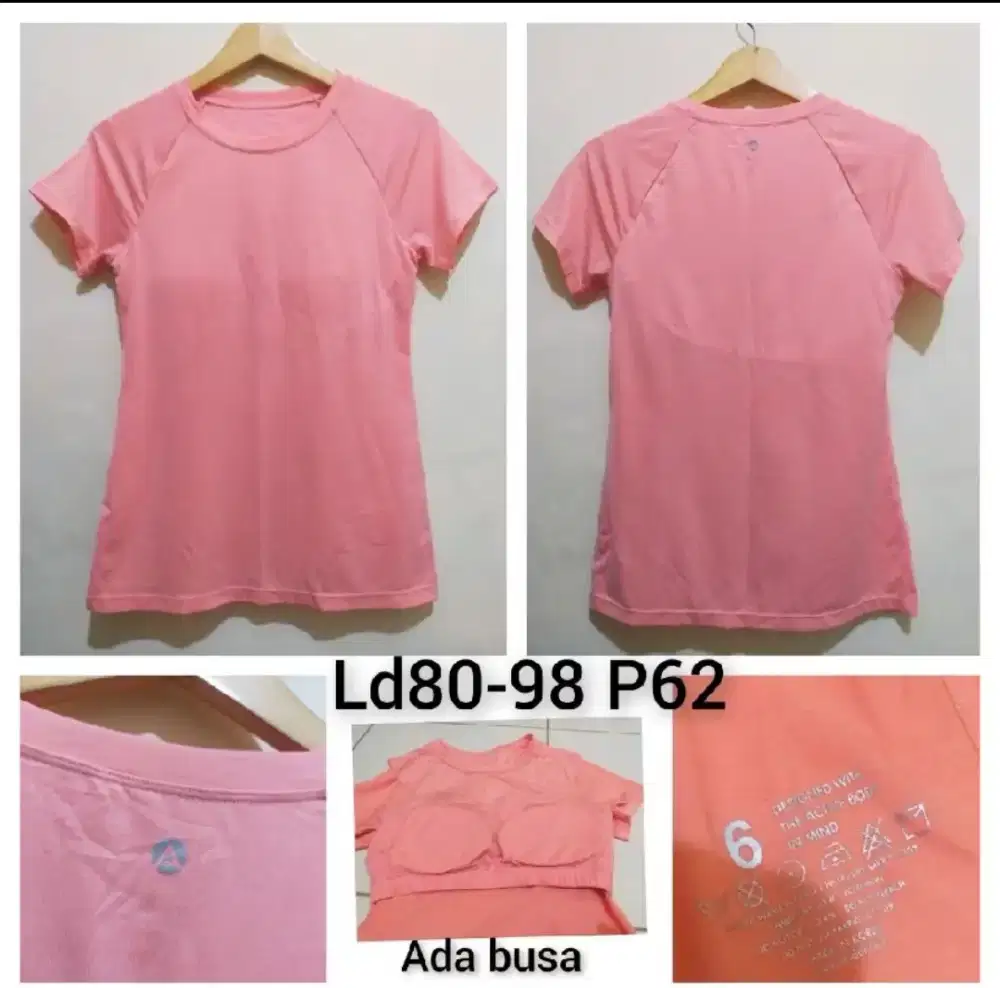 Andar Kaos Bra Olahraga Wanita