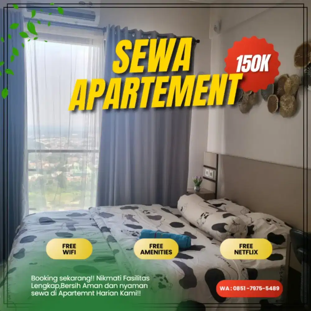 Sewa apartemen Harian/Transit Termurah BASSURA CITY Jakarta Timur