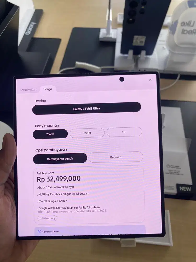 samsung galaxy z fold 8 ultra 12/256