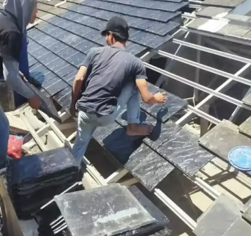 Tukang atap bocor ganti atap renopasi bangunan