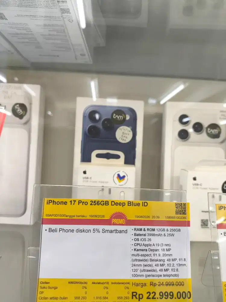 iPhone 17pro 256gb deep blue
