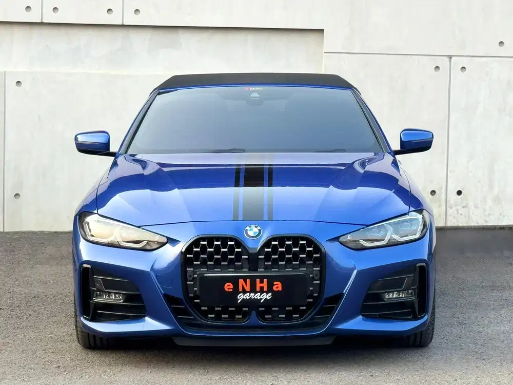 KM 2rb.. BMW 430i Cabriolet 2.0 Blue on Black 2022.. eNHa garage SMG..