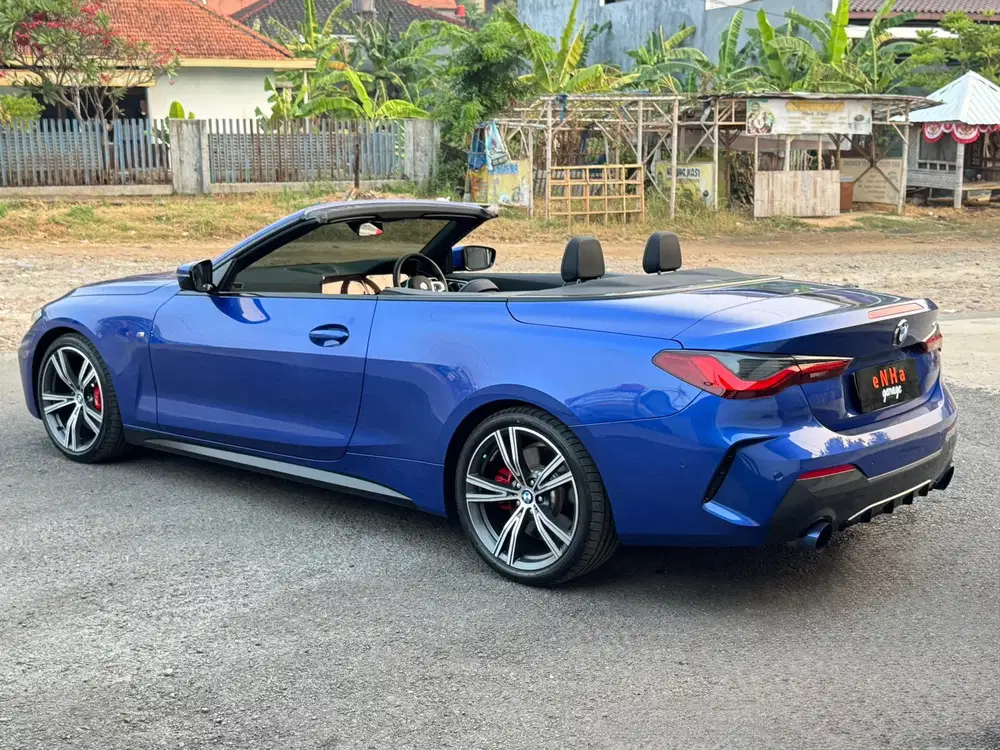 KM 2rb.. BMW 430i Cabriolet 2.0 Blue on Black 2022.. eNHa garage SMG..