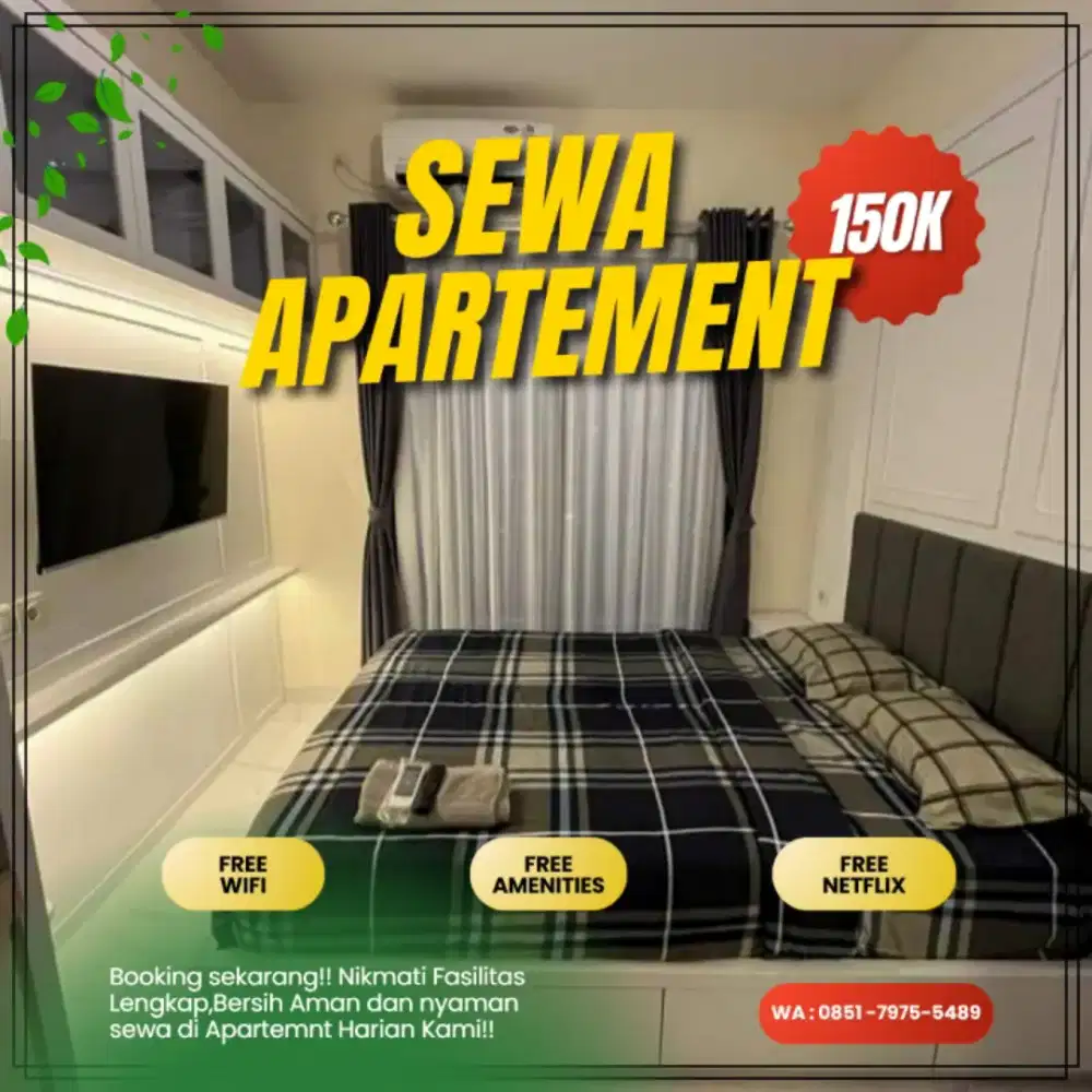 Sewa apartemen Harian/Transit GREEN PRAMUKA CITY Jakarta Pusat