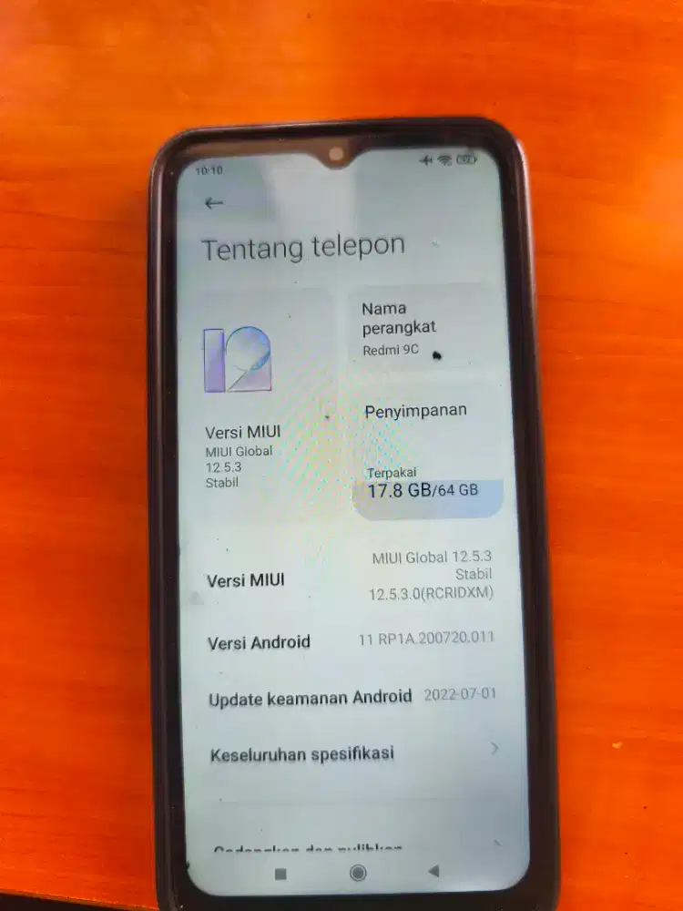 REDMI 9C BATANGAN