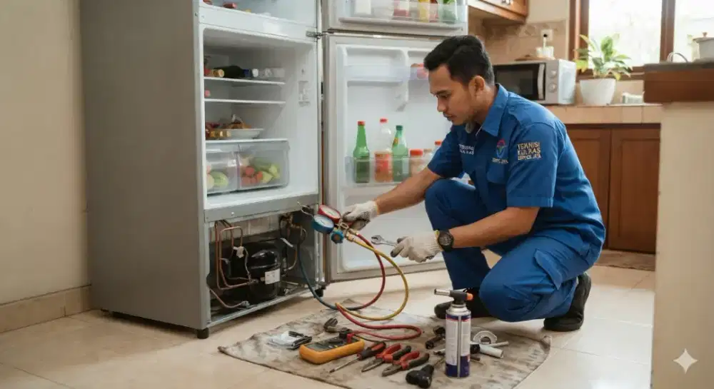 Kulkas Rusak? Teknisi Datang Hari Ini