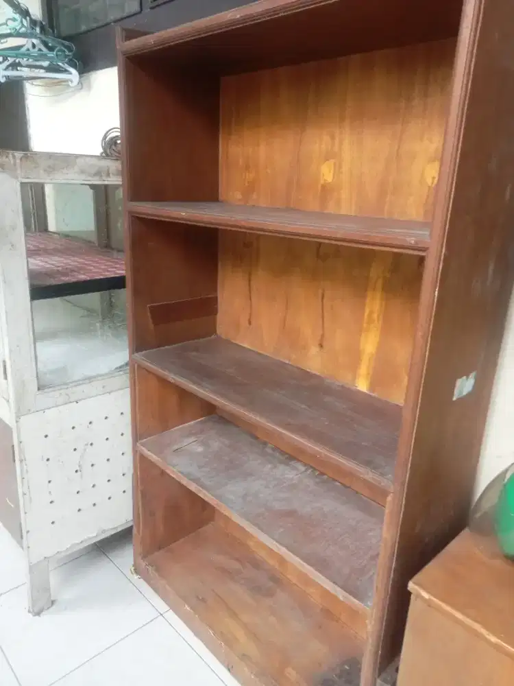 Jual rak kayu 4 tahap cocok buat jualan