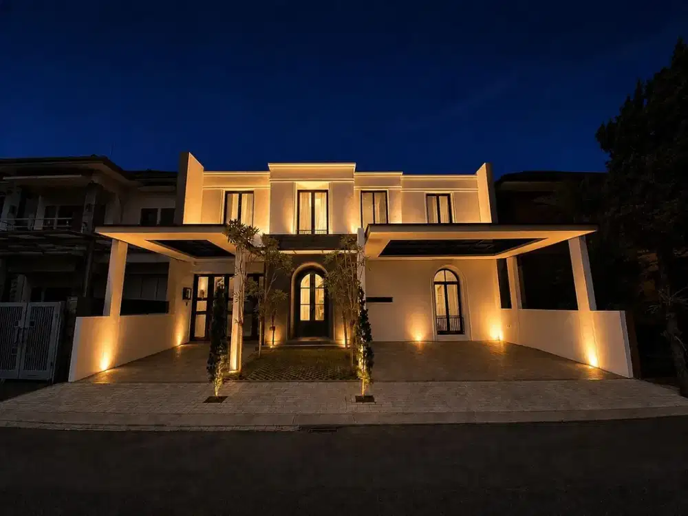 ~TERMURAH RUMAH BANGUNAN BARU CLASSIC MODERN DENGAN KOLAM RENANG DI SINGGASANA PRADANA DARMAKUSUMA BANDUNG