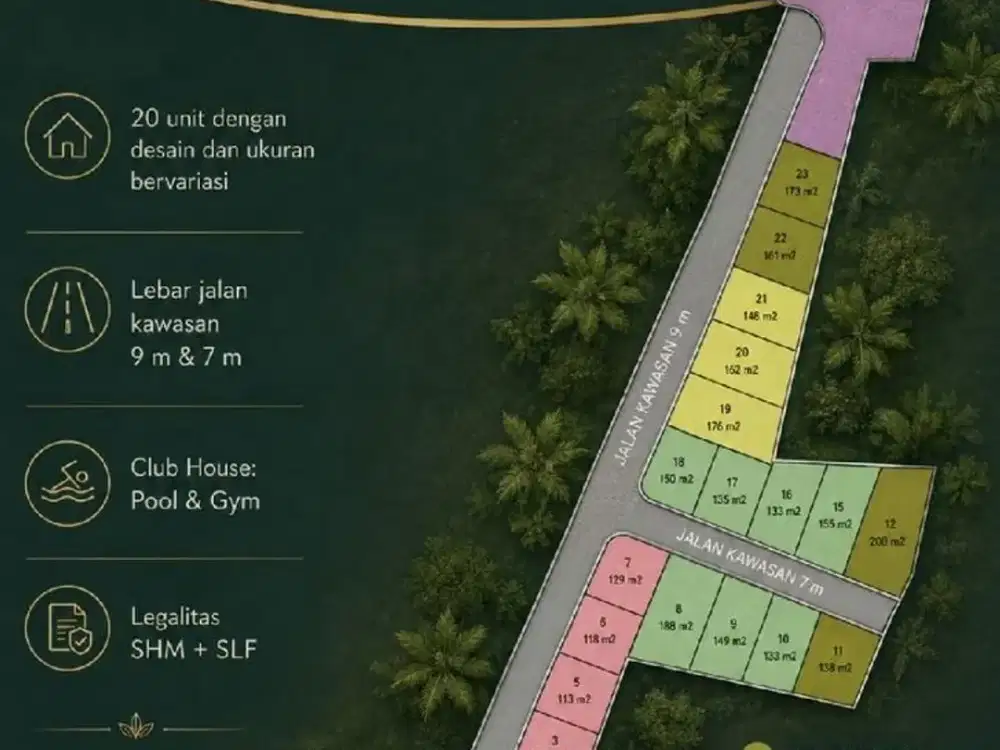 Villa Fully Furnished Dijual di Green Village, Denpasar Sanur