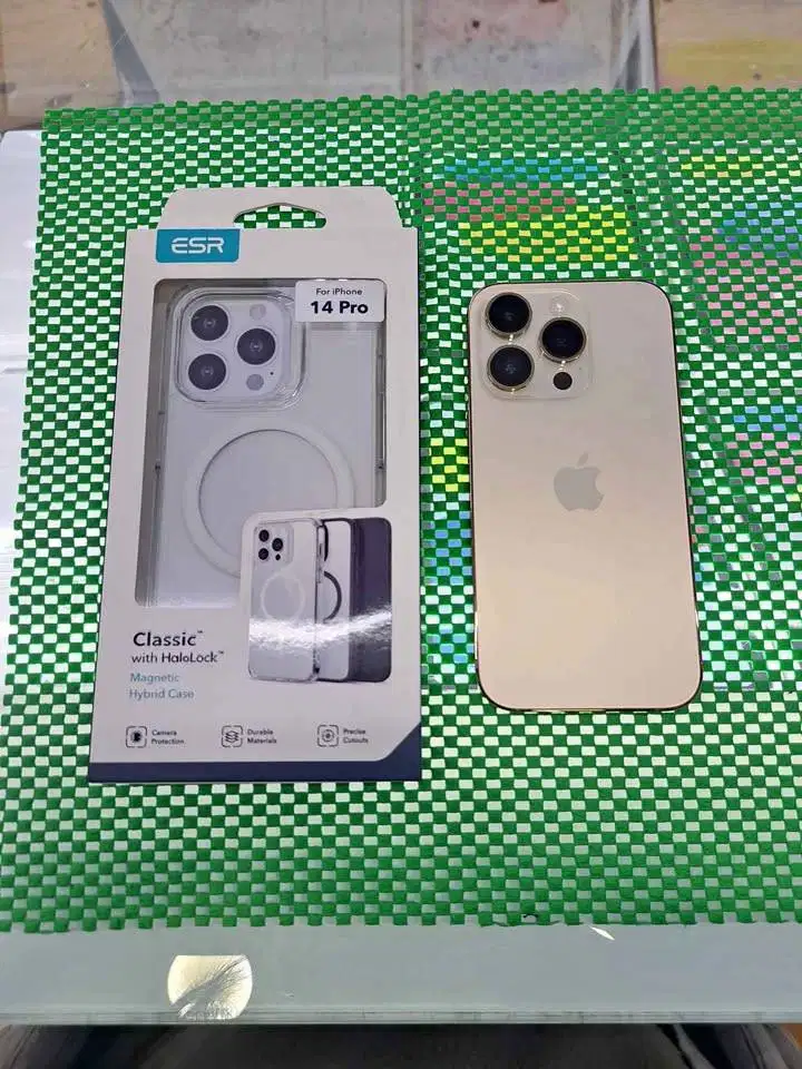 Second IPhone 14 Pro 512GB Gold Ex Inter Beacukai Mulus Batangan