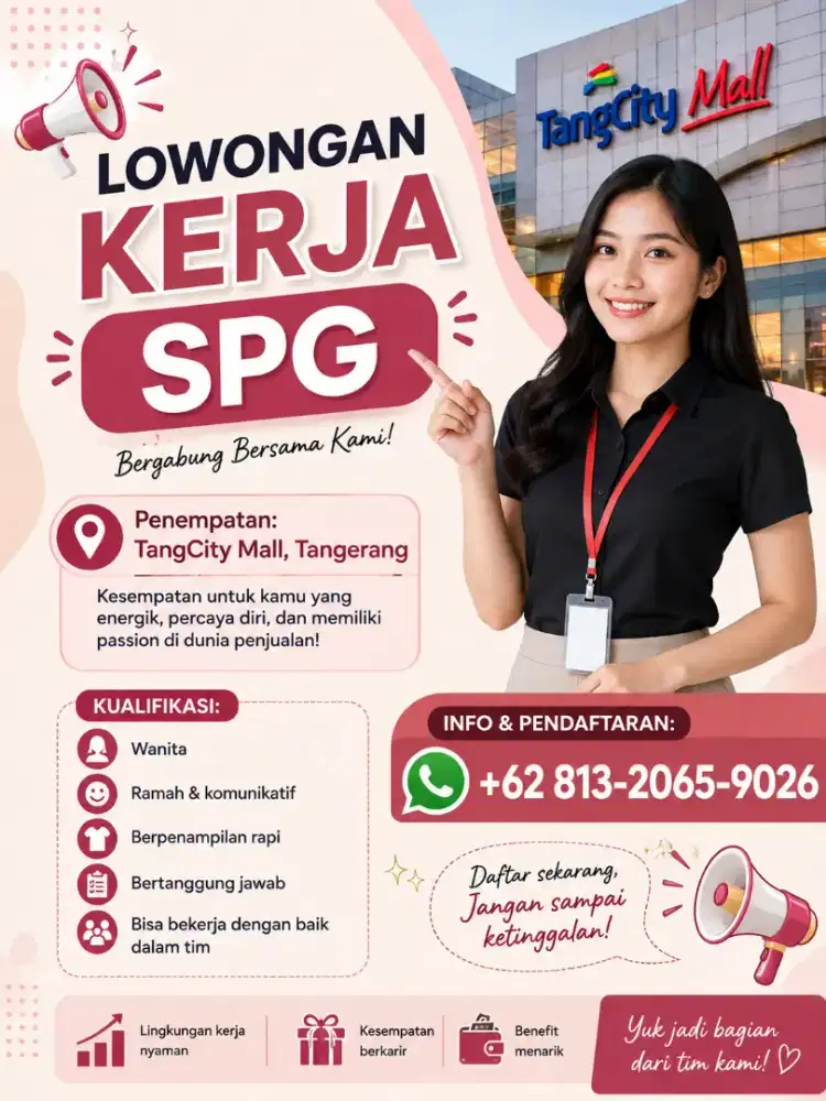 Lowong spg di tangcity