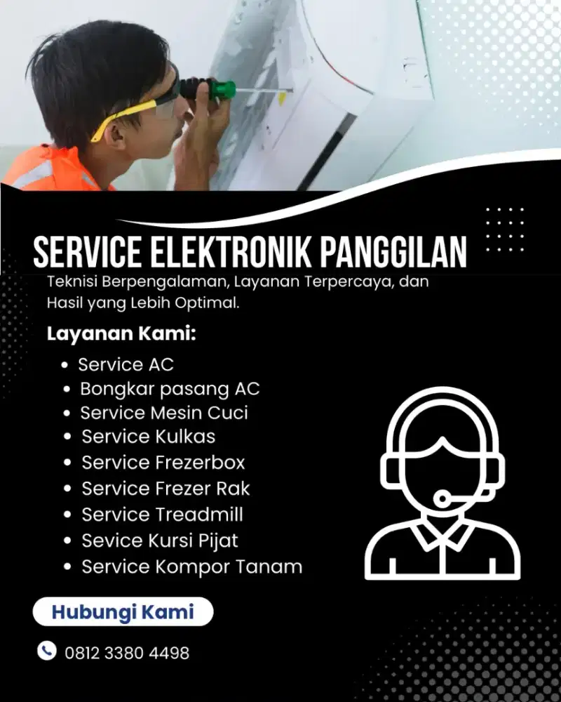 Service Mesin Cuci AC Bongkar Pasang Servis Kulkas Treadmill Surabaya