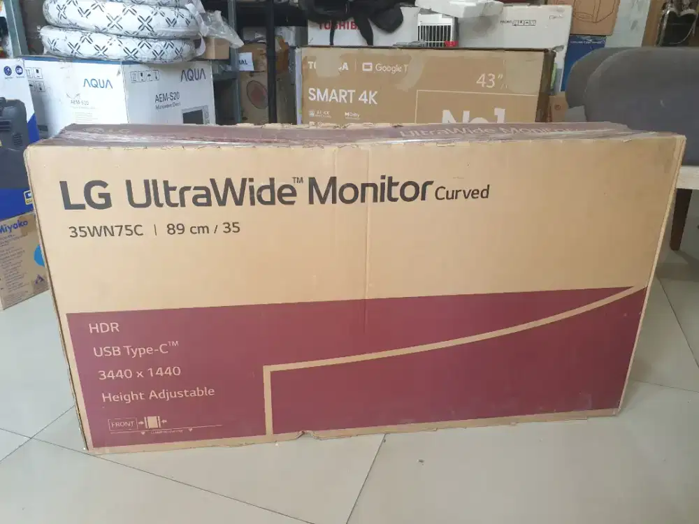 Monitor LG curve 35 inch