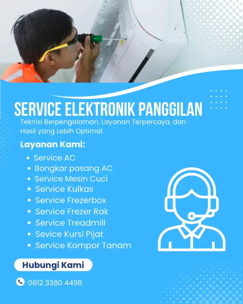 Service Mesin Cuci Kulkas Treadmill Servis AC Bongkar Pasang Surabaya
