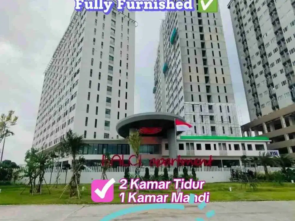 Dijual Murah Baloi Apartment Type 2 Bedrooms Fully Furnished