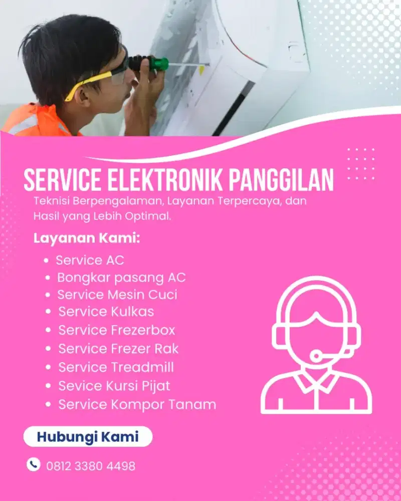 Service Kulkas Frezer Mesin Cuci Treadmill Servis Pasang AC Surabaya
