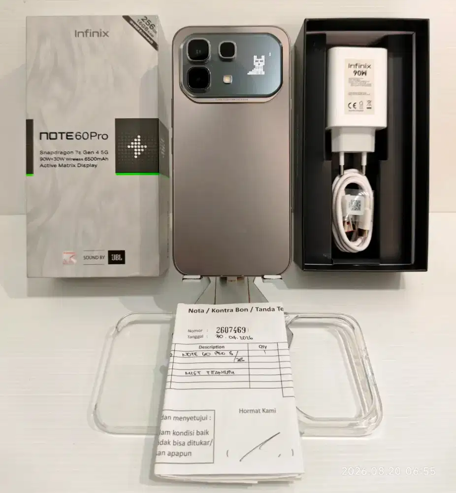 Infinix Note 60 Pro 5G 8/256 Gb Likenew 99% ExResmi April 27 bs Tt/BT