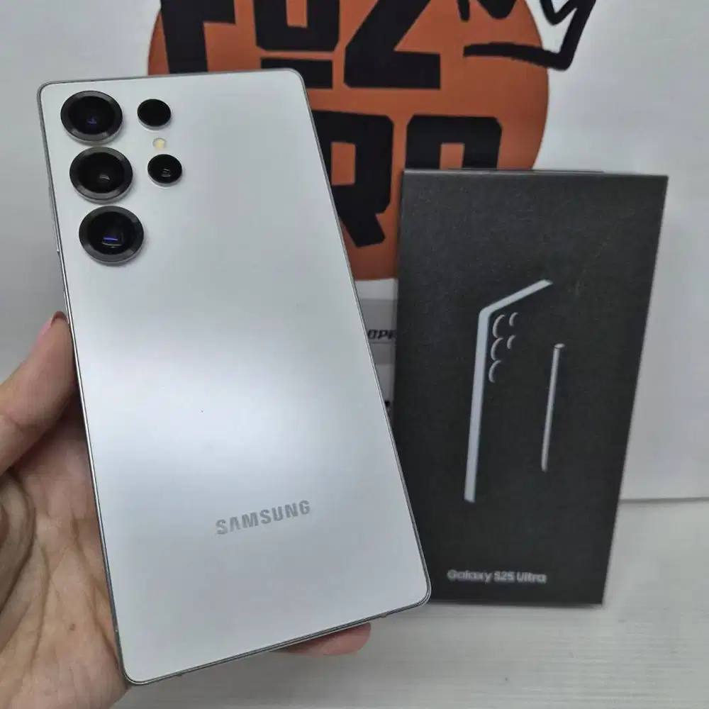 Samsung S25 Ultra White 12/512GB FULLSET Mulus No Minus Ex Sein