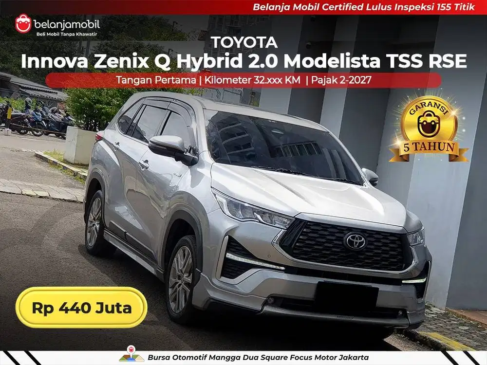 [ BERGARANSI ] Toyota Innova Zenix Q Hybrid 2.0 Modelista 2022 2023