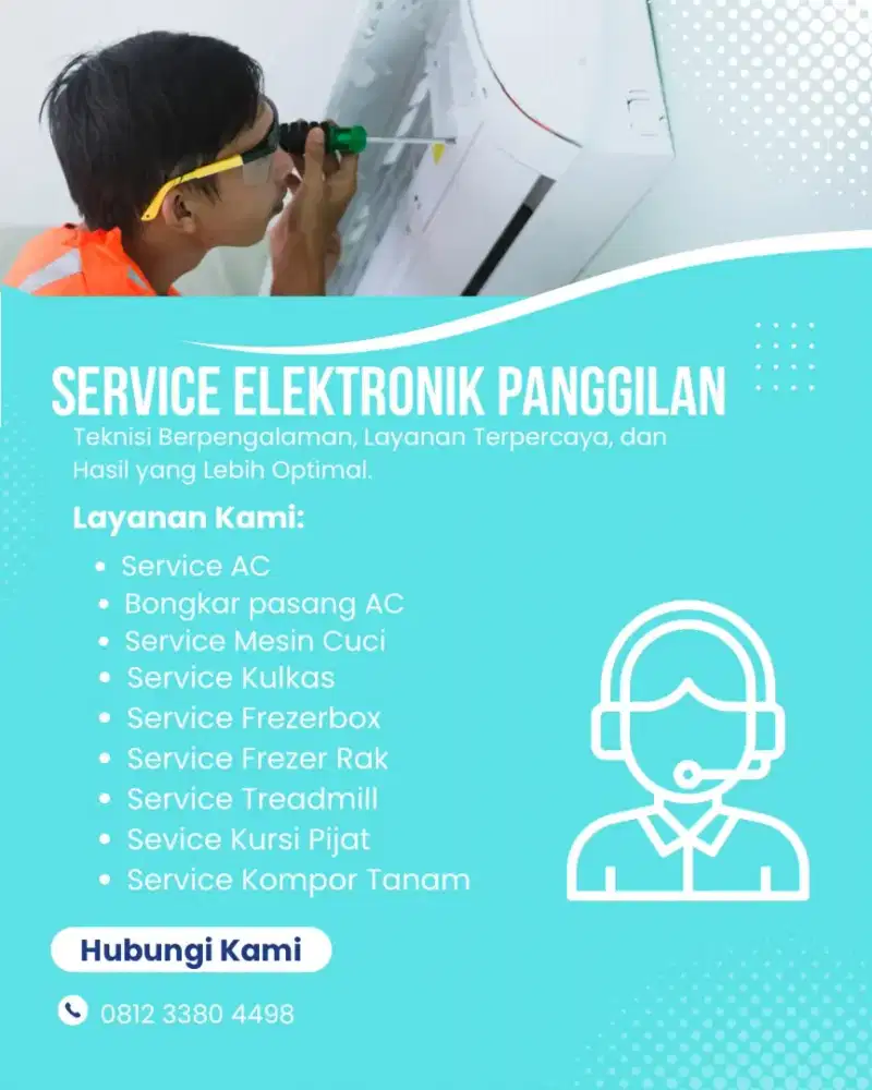 Service Kulkas Treadmill Bongkar Pasang AC Servis Mesin Cuci Surabaya